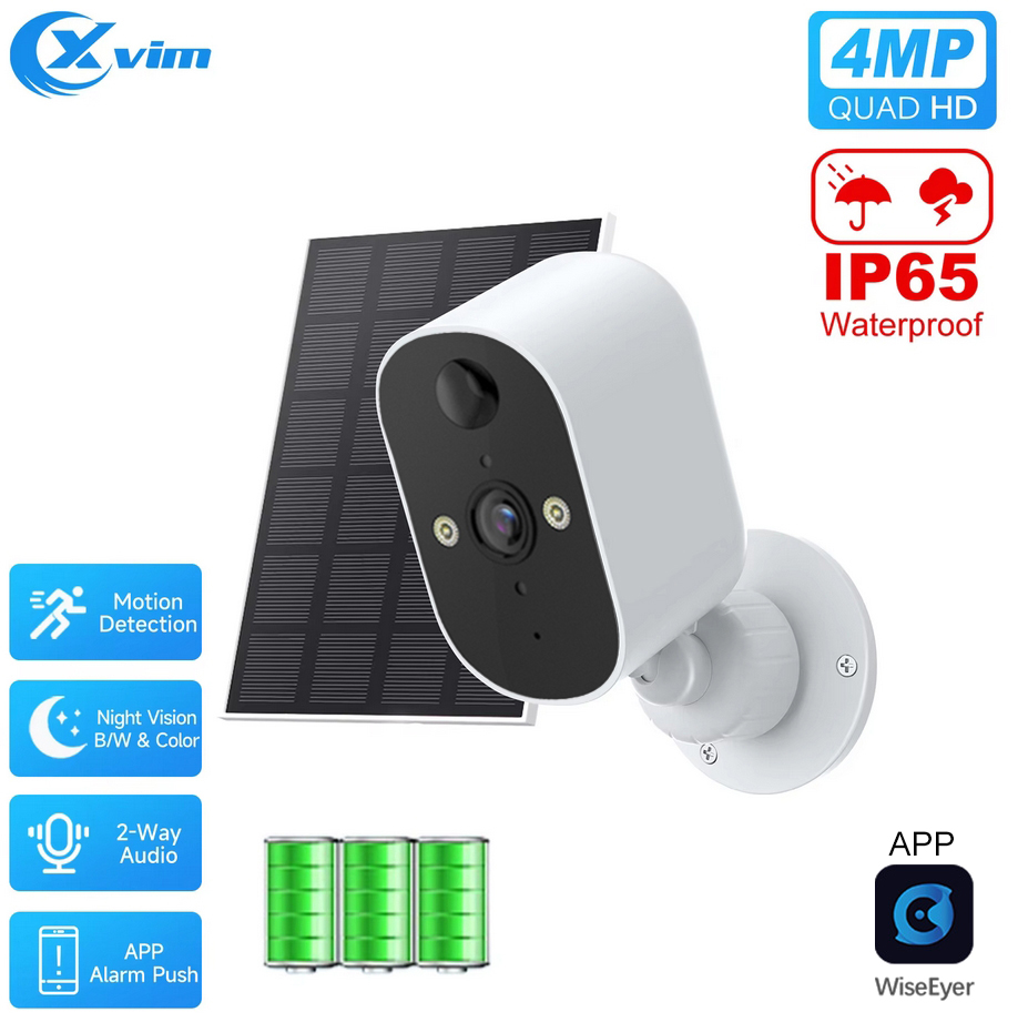 Eufy Camera E220 - XVIM 1080P ソーラーセキュリティカメラ ワイヤレス WiFi 2K
