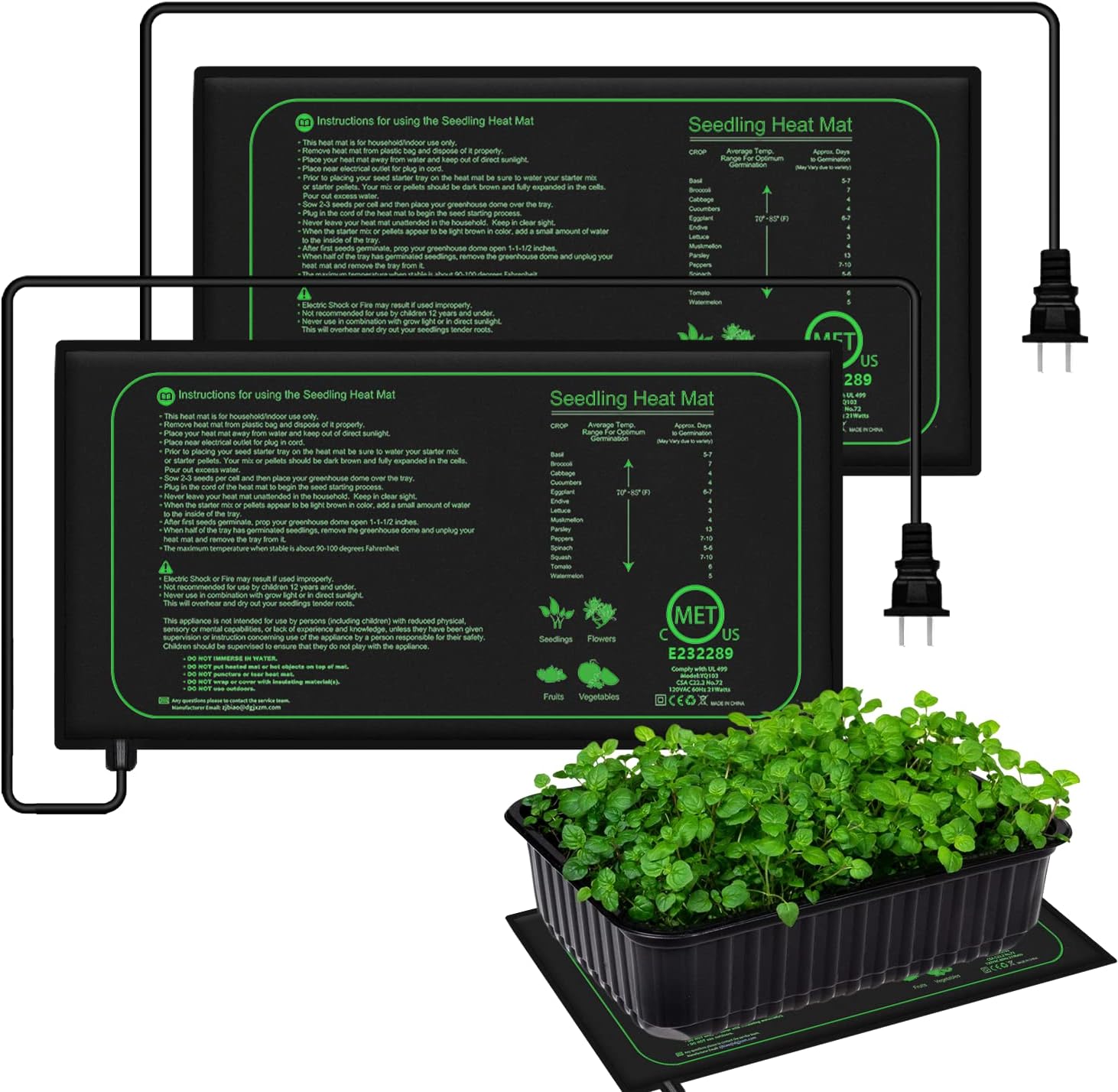 10/25/50 センチメートル苗ヒートマット屋内植物発芽防 - Heat Mat Seedling のレビューと価格